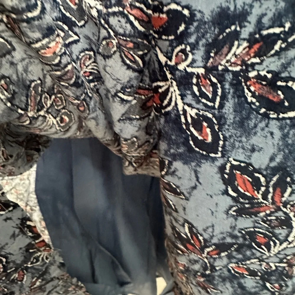 Lucky Brand Blue Floral Dress - Picture 4 of 6